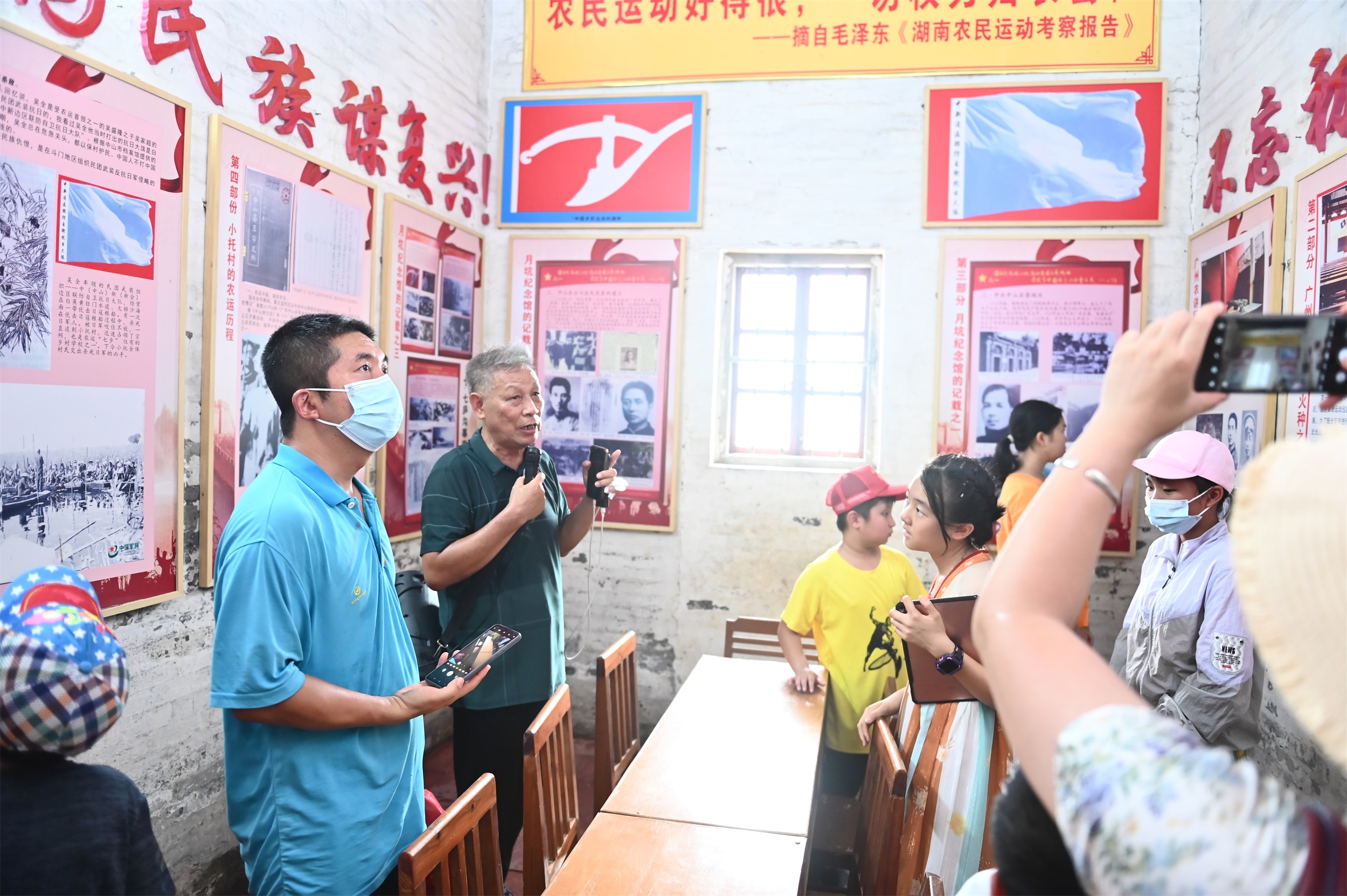 2022年7月30日，區(qū)博物館成功舉辦“童心向黨 喜迎二十大”小托村紅色故事研學游-1.JPG